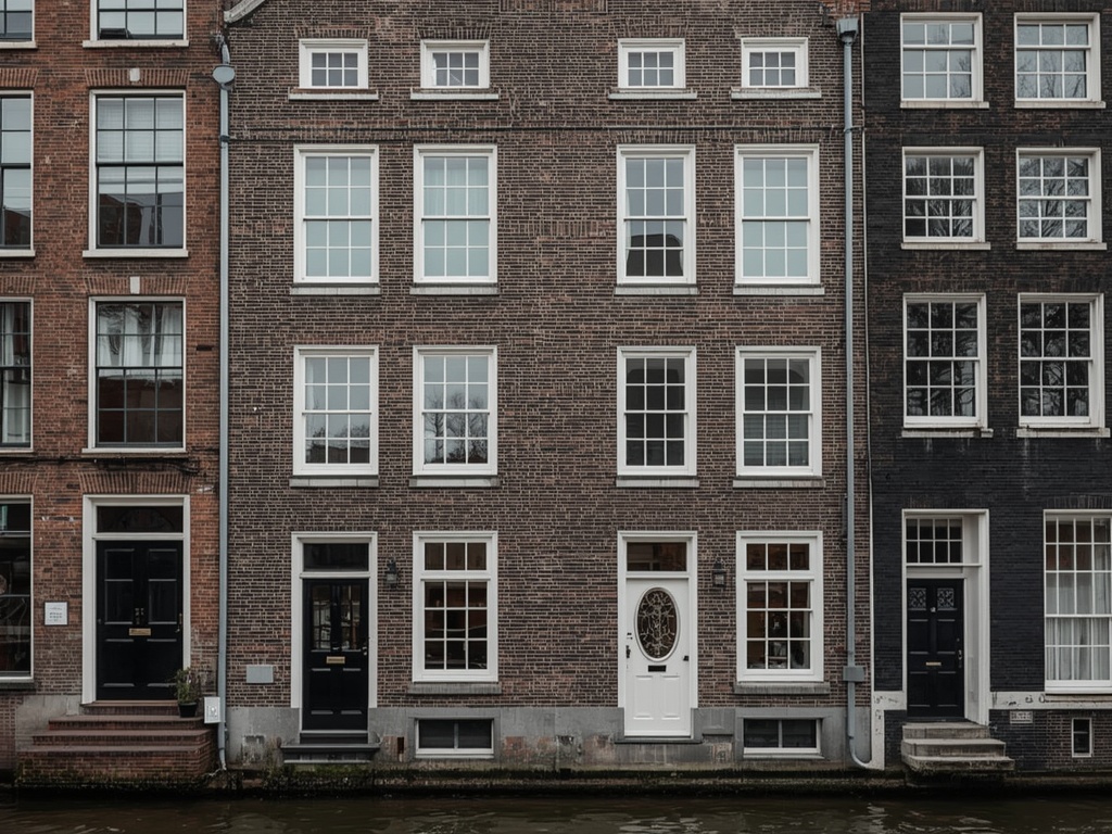 foto van ouderwetse huizen
