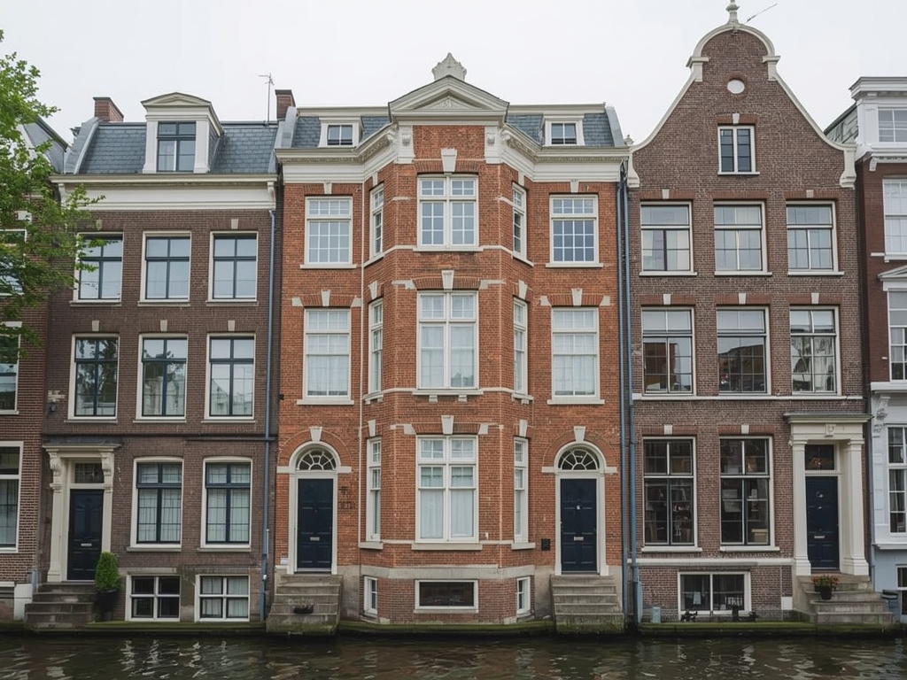 foto van ouderwetse huizen