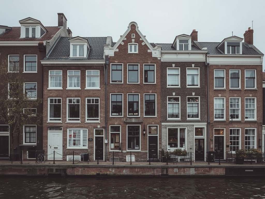 foto van ouderwetse huizen