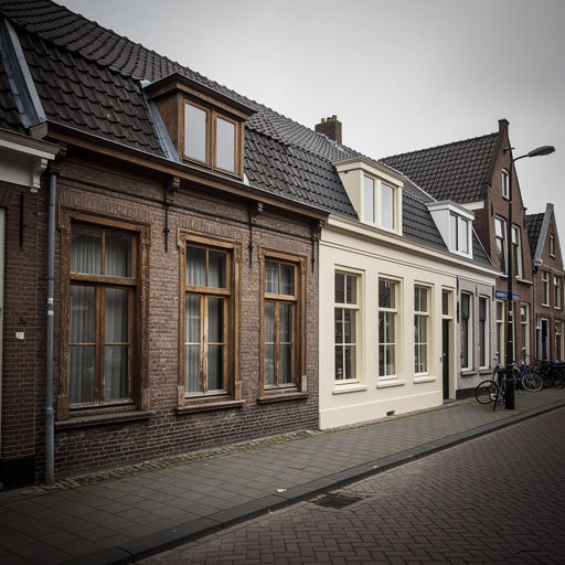 Wit kunststof kozijn met HR++ beglazing in een Leidse doorzonwoning